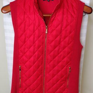 Jones New York Red Sweater Vest